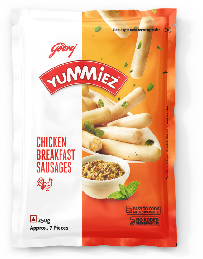 Godrej Yummiez Chicken Sausage 250g(0.25 kg)