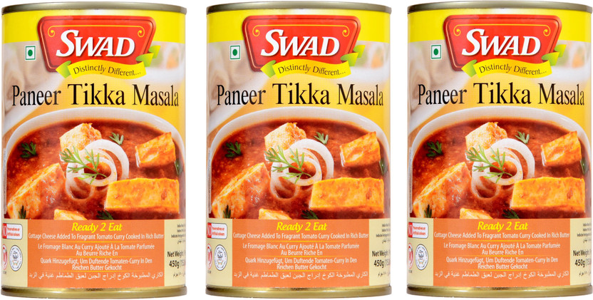 SWAD Ready to Eat Paneer Tikka Masala | Instant Mix Panjabi Vegetarian Meal(1350 g)