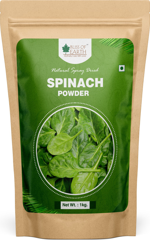 Bliss of Earth 1kg Spinach Powder Natural Spray Dried 1 kg