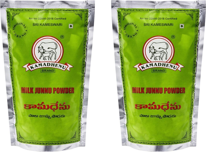 sri kamadhenu Traditional Colostrum Sweet Mix | Instant Junnu / Kharvas / Ginnu Milk Powder 200 g(Pack of 2)