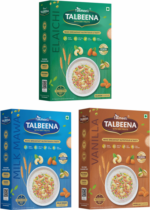 Takmeeli Talbeena With Dry Fruits – Combo | Premium Pack | Pack-3 | 250g x 3 = 750 g(Pack of 3)