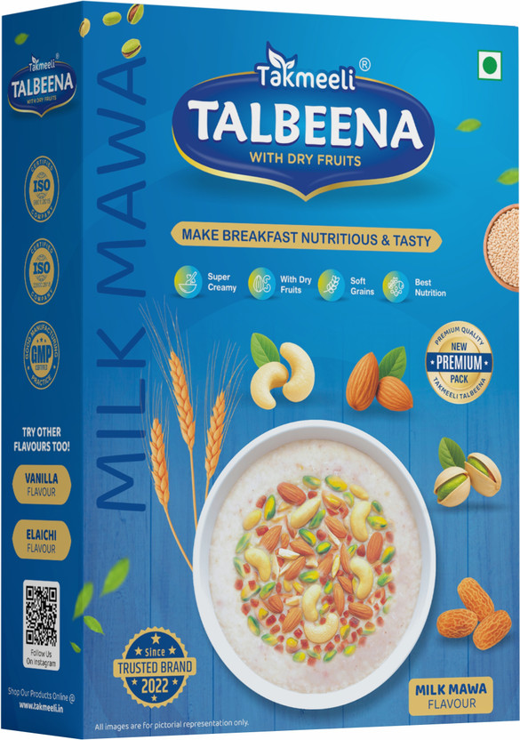 Takmeeli Talbeena With Dry Fruits – Milk Mawa Flavour | Premium Pack | Pack-1 |250g = 1 x 250 g