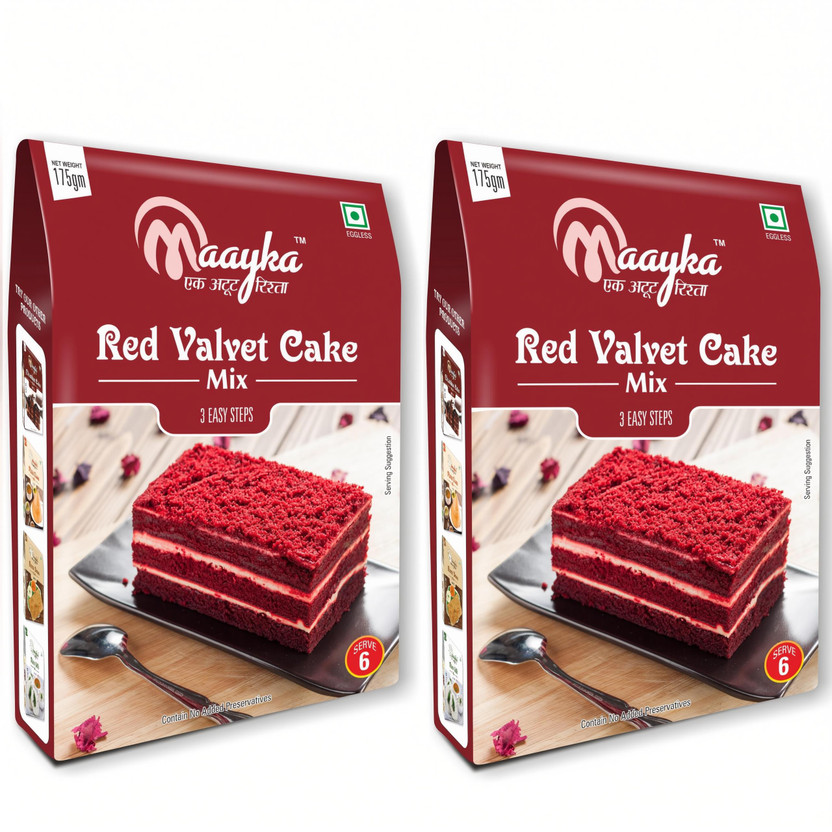 Maayka Maayka - Ek Atoot Rishta Maayka Red Velvet 175gm+175gm 350 g(Pack of 2) - Flipkart Deal