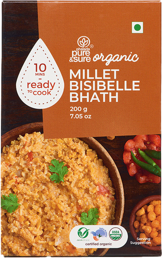 Pure & Sure Organic Millet Bisibele Bath mix 200 g