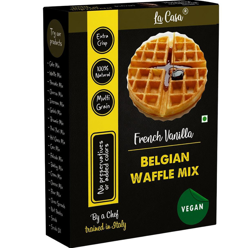 La Casa French Vanilla Belgian Waffle Multigrain Premix 400 g