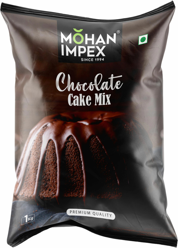 Mohan Impex Chocolate Cake Mix, Eggless, Rich Choco Powder _(Pack of 1) 1 kg