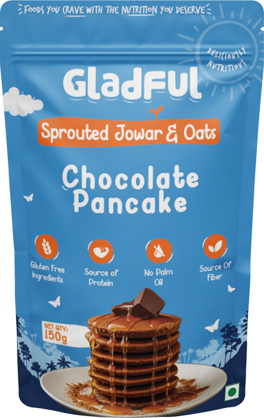Gladful Chocolate Pancake with Jowar and Oats 150 g