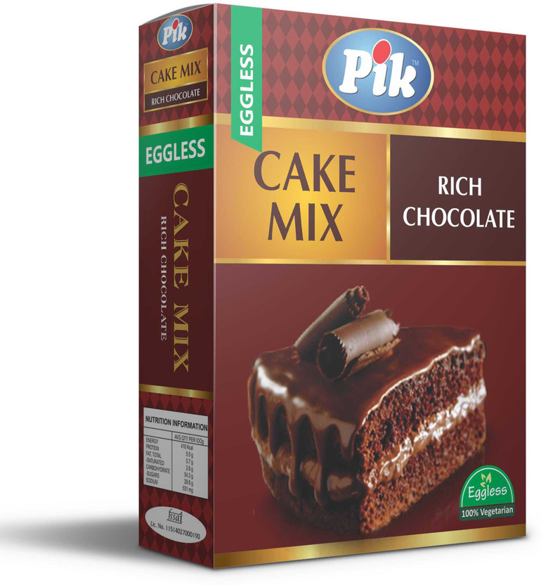 PIK Eggless Cake Mix - Rich Chocolate 250 g