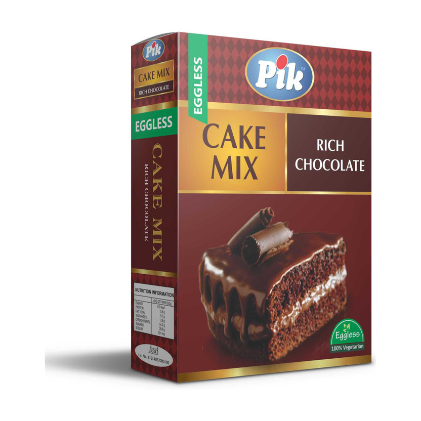 PIK Eggless Cake Mix - Rich Chocolate 250 g