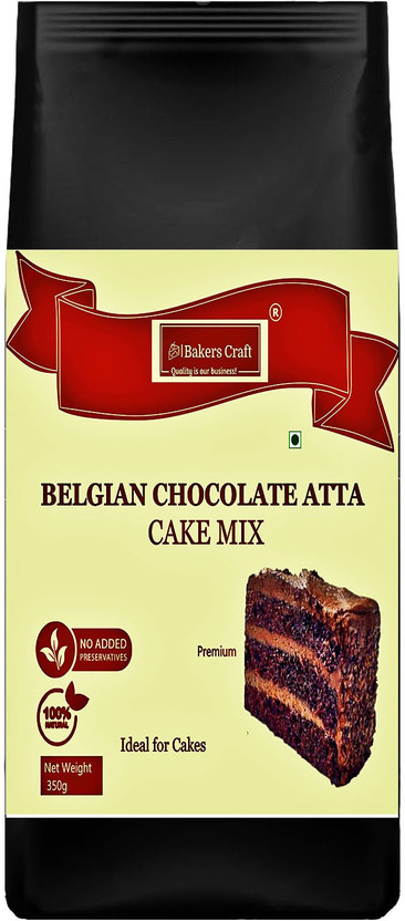 Bakers Craft Belgian Chocolate Aata Cake Premix 350 g