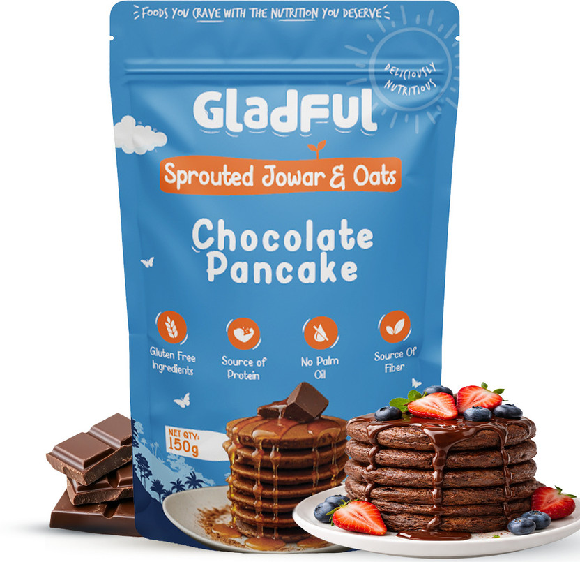 Gladful Chocolate Pancake with Jowar and Oats 150 g