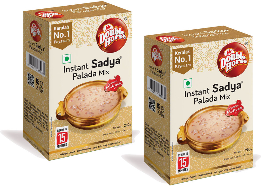 Double Horse Instant Sadya Palada Mix 200g (Rice) 200 g(Pack of 2)