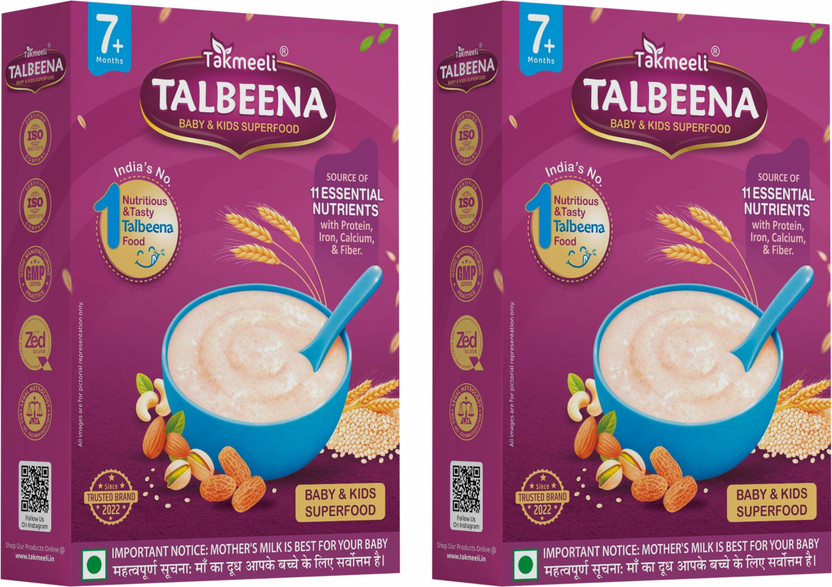 Takmeeli Talbeena With Dry Fruits – Baby & Kids | Premium Pack | Pack-2 | 250g x 2 = 500 g(Pack of 2)