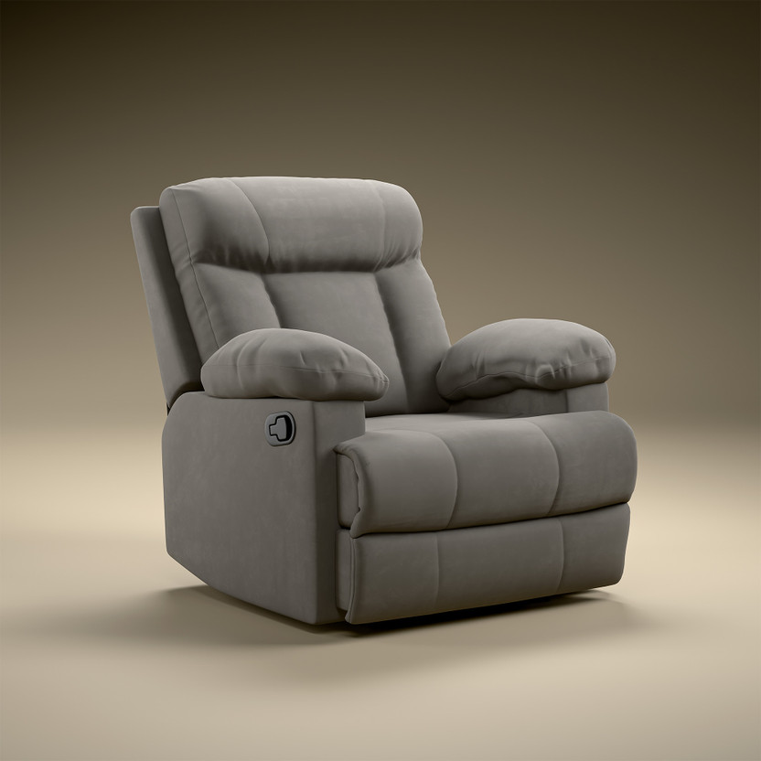 GREEN GREEN SOUL Cloud Single Seater Recliner Relax (R1) Oversized Leg Rest Fabric Manual Recliner(Finish Color - Grey, DIY(Do-It-Yourself)) - Flipkart Deal