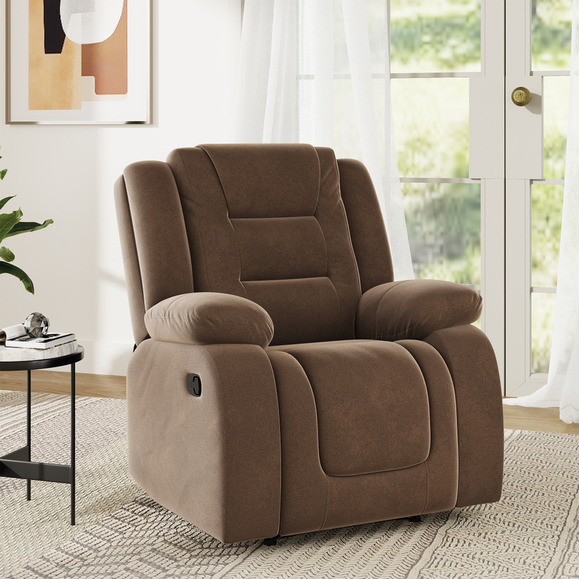 Flipkart Flipkart Perfect Homes Fabric Manual Recliner(Finish Color - Brown, DIY(Do-It-Yourself)) - Flipkart Deal