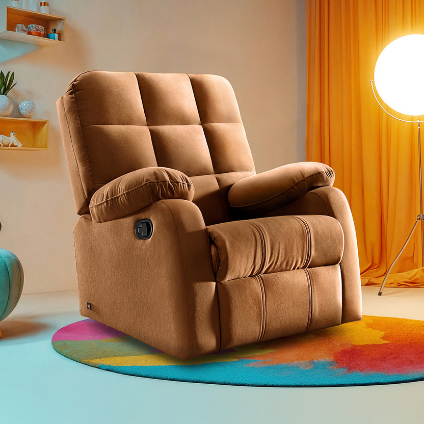 Sleepyhead Sleepyhead RX5 Designed by Duroflex - Single Seater Durable Spring Support Fabric Manual Recliner(Finish Color - Mocha Brown, DIY(Do-It-Yourself)) - Flipkart Deal