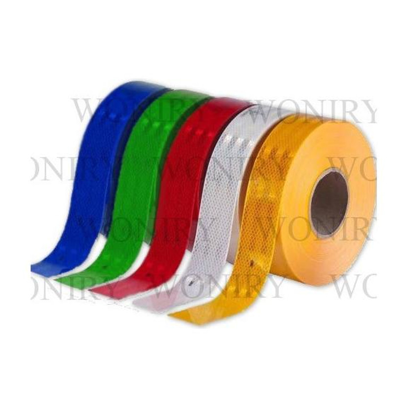 Woniry High Intensity Reflective Multi Colour Tpe 24ammX1Meter RBWYG Reflective Tape (Pack of 5) 50.8 mm x 1 m Multicolor Reflective Tape(Pack of 5)