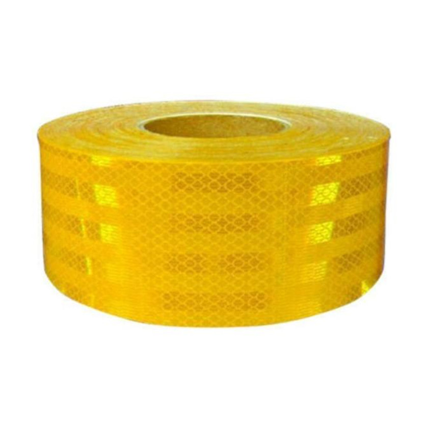 AutoVision High Intensity 48 Feet Retro Reflective Conspicuity Tape Yellow 50.8 mm x 14.62 m YELLOW Reflective Tape(Pack of 1)