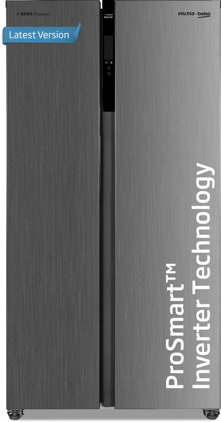 Voltas Beko 563 L Frost Free Side by Side Refrigerator(INOX, RSB585/FPV300RXID)