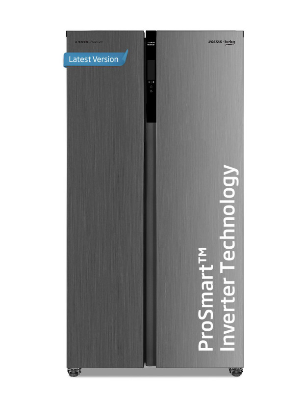 Voltas Beko 563 L Frost Free Side by Side Refrigerator(INOX, RSB585/FPV300RXID)