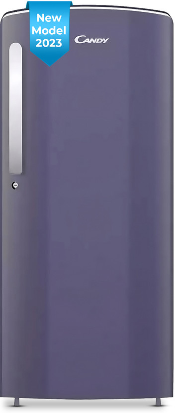 CANDY 205 L Direct Cool Single Door 3 Star Refrigerator(Radish Blue, CSD2163RS)