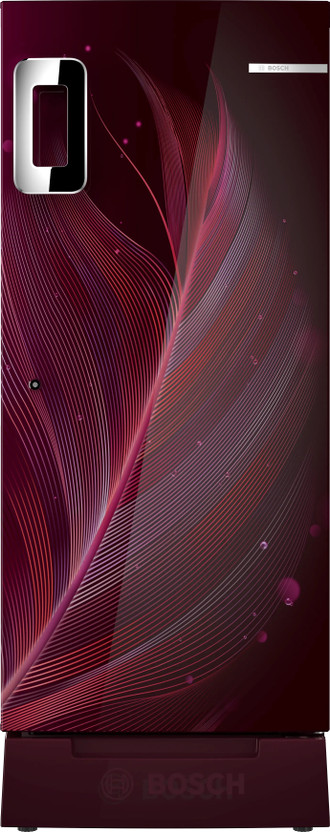 BOSCH 207 L Direct Cool Single Door 5 Star Refrigerator with Base Drawer(Red, Cst20W35Pi)