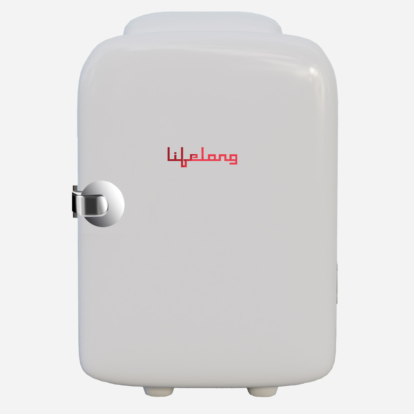 Lifelong 4 L Thermoelectric Cooling Single Door Refrigerator(White, LLPR04W)