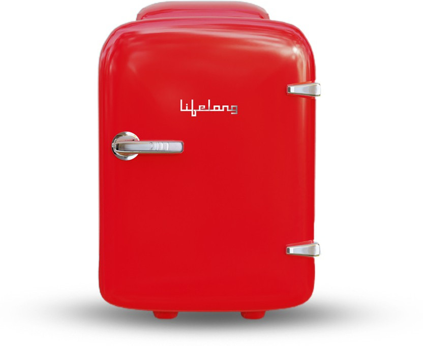 Lifelong 4 L Thermoelectric Cooling Single Door Refrigerator(Red, LLPR04R)