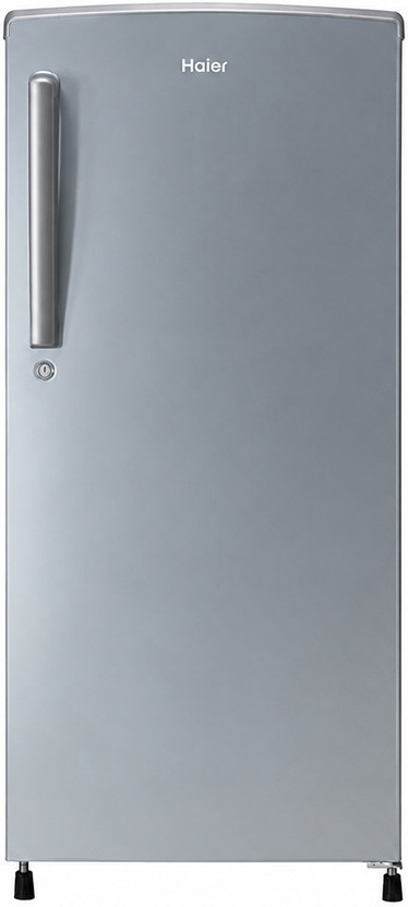 Haier 185 L Direct Cool Single Door 1 Star Refrigerator(SILVER, HRD-2061SMSA-N)