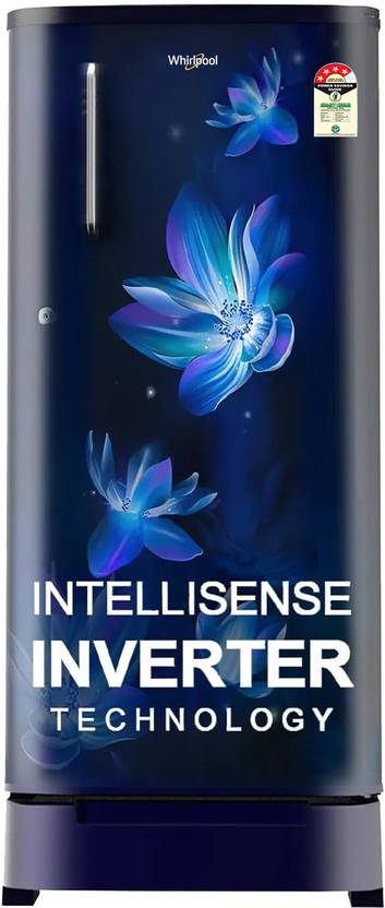 Whirlpool 184 L Direct Cool Single Door 4 Star Refrigerator (Blue, 205 WDE ROY 4SInv SAPPHIRE FLOWER RAIN-Z)