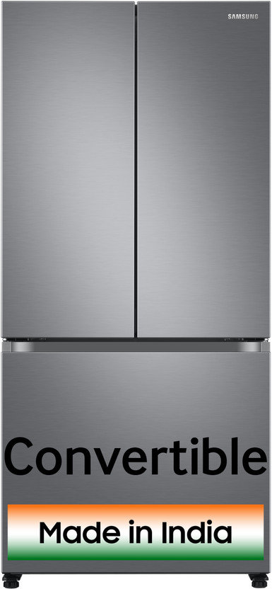 Samsung 550 L Frost Free Side by Side Convertible Refrigerator  with Digital Inverter(Refined Inox, RF57A5032S9/TL)