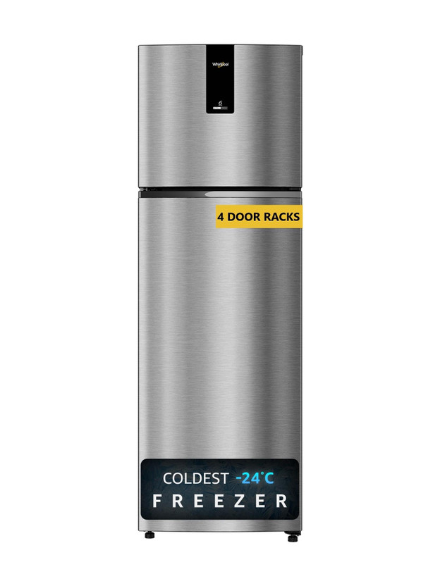 Whirlpool Whirlpool 235 L Frost Free Double Door 2 Star Refrigerator  with Coldest -24 C Freezer(Radiant Steel, NEO DF278 PRM RADIANT STEEL(2S)-TL) - Flipkart Deal