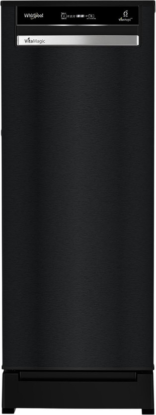 Whirlpool Whirlpool 192 L Direct Cool Single Door 5 Star Refrigerator(Gravity Black, 215 VMPRO ROY 5S INV GRAVITY BLACK--Y) - Flipkart Deal