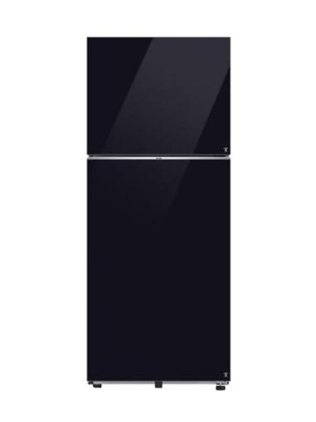 Samsung 396 L Frost Free Double Door Top Mount 2 Star Refrigerator(Clean Black, RT41HB6A4222HL)