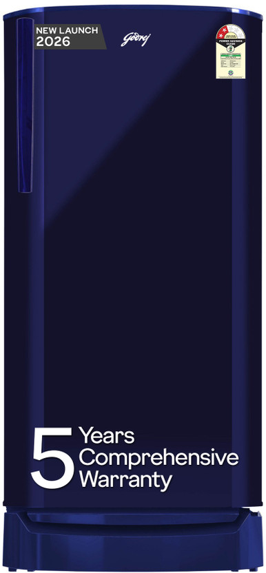 Godrej 183 L Direct Cool Single Door 2 Star Refrigerator  with Jumbo Vegetable Tray and Wired Shelves(Navy Blue, RD R190B WRF NY BL)