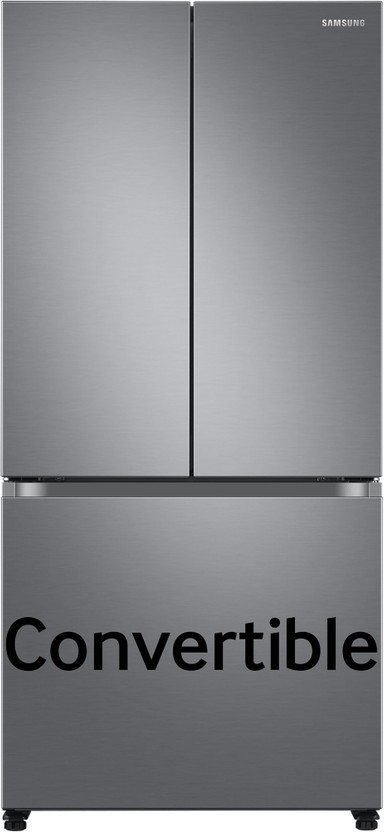 Samsung 550 L Frost Free Side by Side Convertible Refrigerator  with Digital Inverter(Refined Inox, RF57A5032S9/TL)