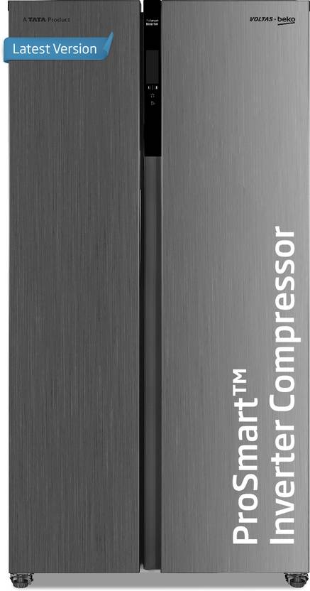 Voltas Beko 472 L Frost Free Side by Side Refrigerator (INOX, RSB495/FPV300RXID)
