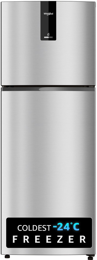 Whirlpool 308 L Frost Free Double Door 3 Star Refrigerator(Lunar Steel, IF INV ELT DF355 LUNAR STEEL (3S)-Y)