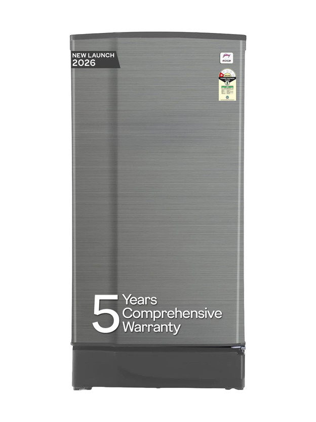 Godrej Godrej 180 L Direct Cool Single Door 1 Star Refrigerator  with 20L Jumbo Vegetable Tray Advanced Capillary Technology 2.5L Bottle Space(Steel Grey, RD EDGE 205AN WRF ST GR) - Flipkart Deal