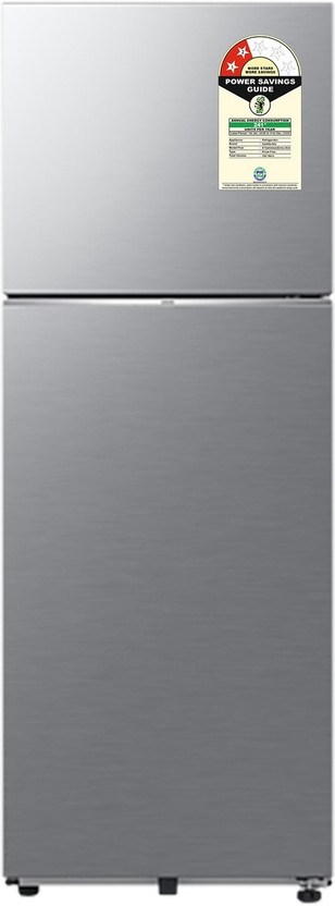 Samsung 330 L Frost Free Double Door 2 Star Convertible Refrigerator(Elegant Inox, RT-34HG5A42S8)