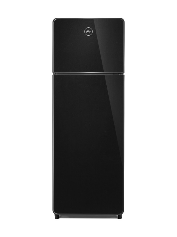 Godrej 265 L Frost Free Double Door 2 Star Refrigerator(Onyx Black, RT EONCRYSTAL 280B 25 RCIM OB)