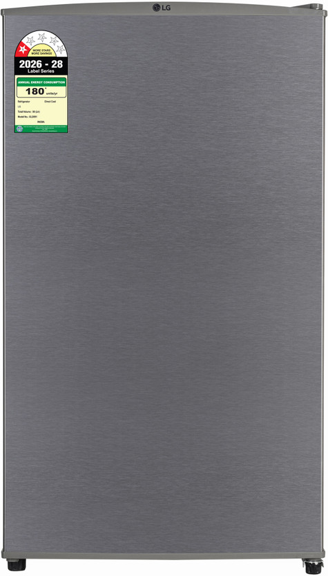 LG 90 L Direct Cool Single Door 1 Star Refrigerator(Dazzle Steel, GLD0916VRDS)