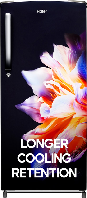 Haier 205 L Direct Cool Single Door 3 Star Refrigerator(Black Iris, HRD-2263CKI-N)