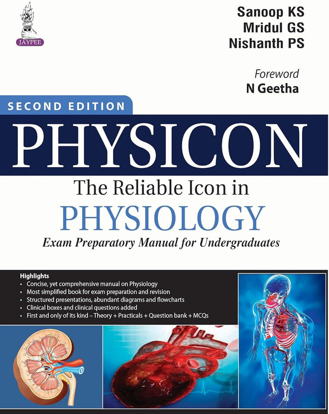 Flipkart Physicon: The Reliable Icon In Physiology (Preparatory Manual For Undergraduate)(Paperback, by Sanoop KS.) - Flipkart Deal