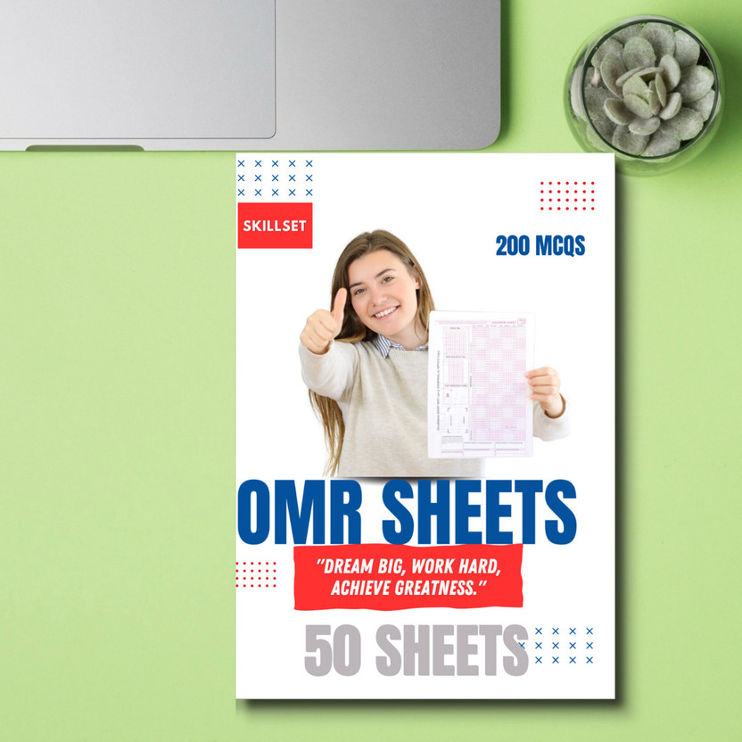 OMR Sheet 150 MCQ Practice Set Pack Of 50 | Competitive Exam Papers(Paperback, SKILLSET)