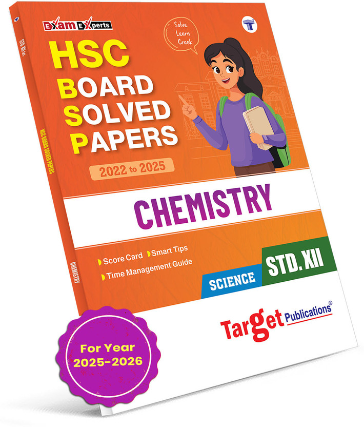 Std 12th Chemistry Solved Board Papers For HSC Board Exams | Based On Latest Maharashtra Board Paper Pattern | Board Question Papers From 2022 To 2025(Paperback, Target Learning Ventures)