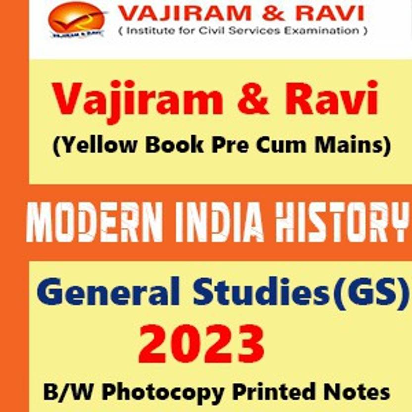 Vajiram & Ravi Modern India History Book For IAS General Studies(GS
