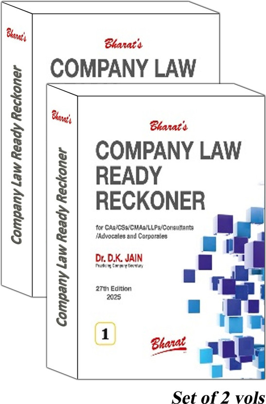 COMPANY LAW READY RECKONER [with FREE Download] EDITION 2025(Paperback, DR. D.K JAIN)