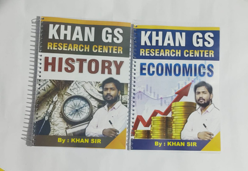 Khan GS Research Center History & Economics Books By Khan Sir – Competitive Exam Study Material(Paperback, Hindi, khan sir)
