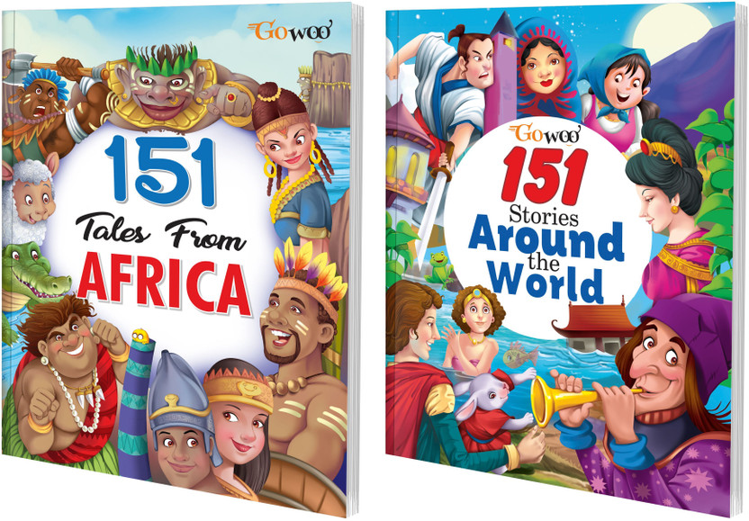 151 Tales From Africa And 151 Stories Around The World I Set Of 2 Books I Must Read Fiction Stories For Childrens By Gowoo(Paperback, Manoj Publication editorial board)